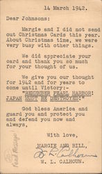 US Navy Correspondence Card Postcard