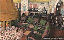 Pastene's Restaurant Postcard