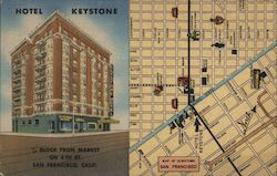 Hotel Keystone San Francisco, CA Postcard Postcard Postcard