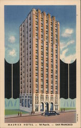 Maurice Hotel San Franicsco Postcard