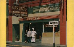 Caruso's Restaurant Postcard
