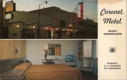 Coronet Motel Postcard