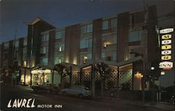 Laurel Motor Inn Postcard