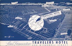 Travelers Hotel Postcard