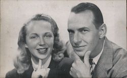 Breakfast on Nob Hill with Lee Girou and Ruby Hunter Postcard