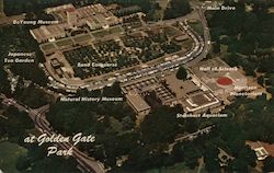 Golden Gate park Postcard