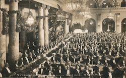 Banquet at the Palace Hotel Postcard