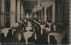 White & Gold Room Hotel St. Francis Postcard