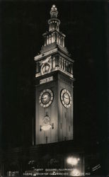 Ferry Building Illuminated - Shrine Convention Postcard