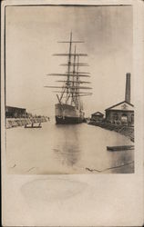 Sailing Ship Astral Dry Docked at Hunters Point Shipyard San Francisco, CA Postcard Postcard Postcard