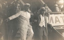 Capt. William Matson & Captain Peter Johnson Postcard