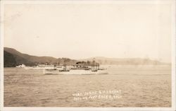 USAT Somme and U.S. Grant Passing Fort Baker Postcard