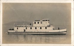 Admiral Glass "The Boat That Carry the GOBS to Frisco" Postcard