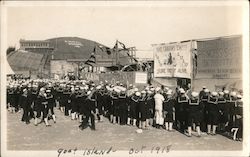 Navy Sideshow, Carnival Goat Island October 1918 San Francisco, CA Postcard Postcard Postcard
