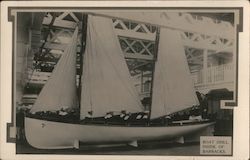 Boat Drill Inside of Barracks Postcard