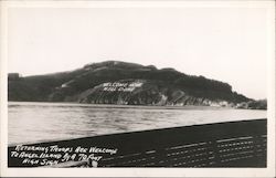 Returning Troops Are Welcome to Angel Island by a 70 Foot High Sign Postcard