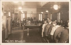 Game Room - Army Y.M.C.A. Presidio Postcard