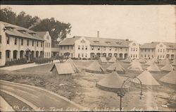 38th Co. Tent City, Fort Scott Postcard