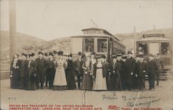 Seeing San Francisco on the United Railroads Observation Car Postcard