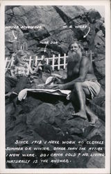 Walter Schroeder and Willis Ray Willey Treasure Island Postcard