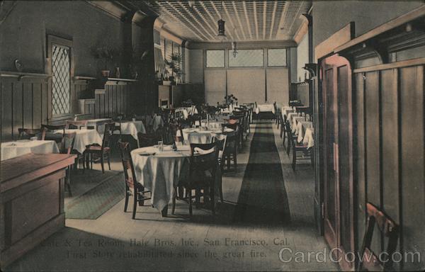 Tea Room, Hale Bros. Inc. San Francisco California