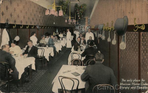 C. Petersen, Mexico City Cafe, 1692 Fillmore Str. San Francisco California