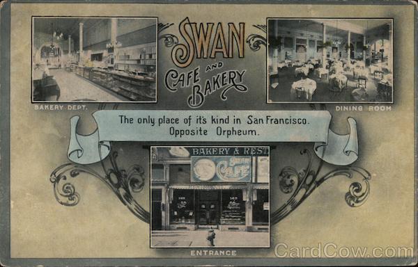 Swan Cafe and Bakery San Francisco California