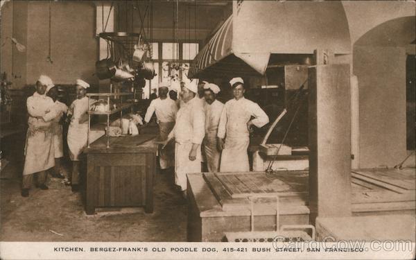 Kitchen, Bergez-Frank's Old Poodle Dog San Francisco California