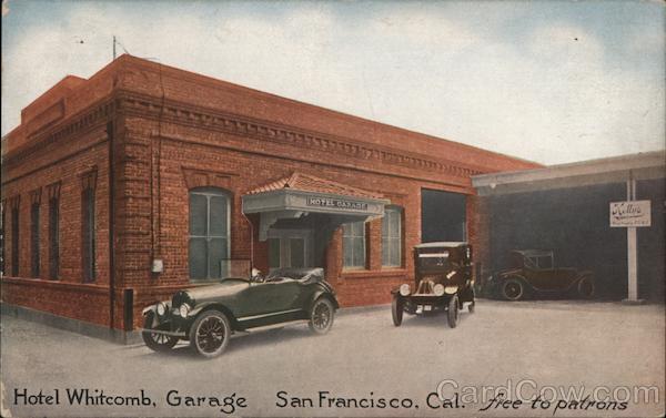 Hotel Whitcomb, Garage San Francisco California
