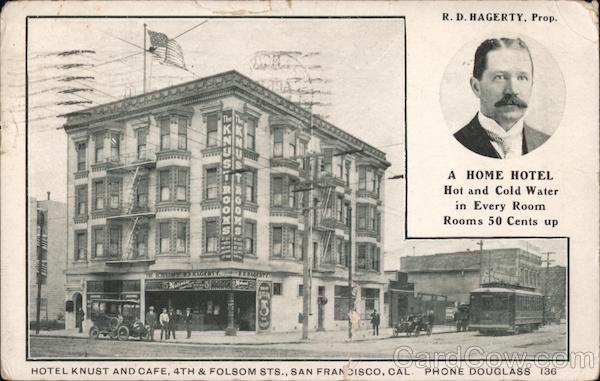 Hotel Knust and Cafe San Francisco California