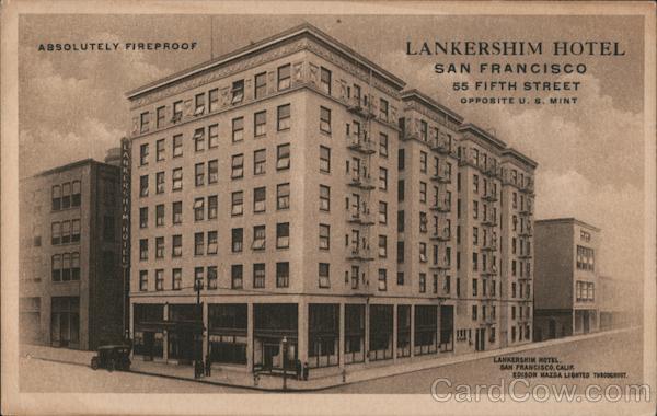 Lankershim Hotel San Francisco California
