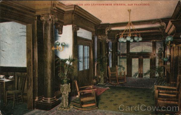 Lobby, Hotel Arlington San Francisco California