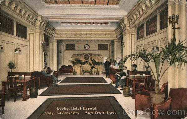 Lobby, Hotel Herald San Francisco California