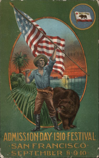 Admission Day 1910 Festival San Francisco September 8-9-10 California