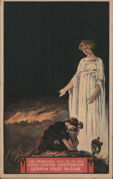 Civic Center Auditorium German Relief Bazaar San Francisco California