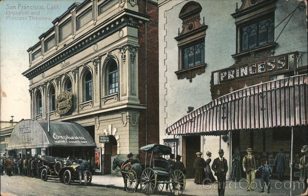 Orpheum an Princess Theatres San Francisco California