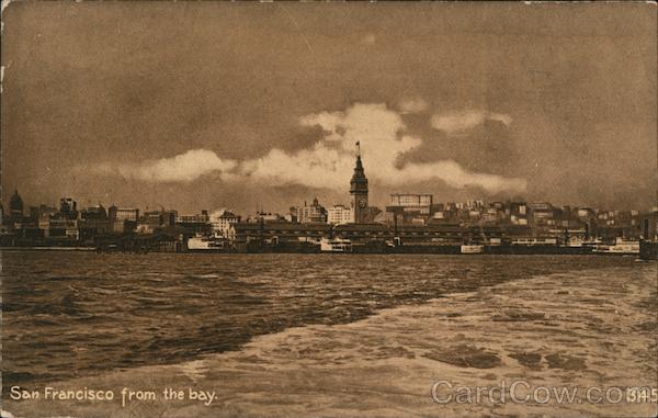 San Francisco from the Bay California