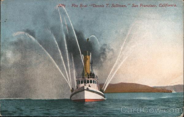 Fire Boat Dennis T. Sullivan San Francisco California