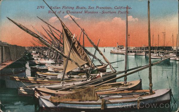 Italian Fishing Boats San Francisco California