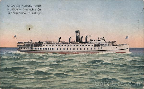 Steamer Asbury Park San Francisco California