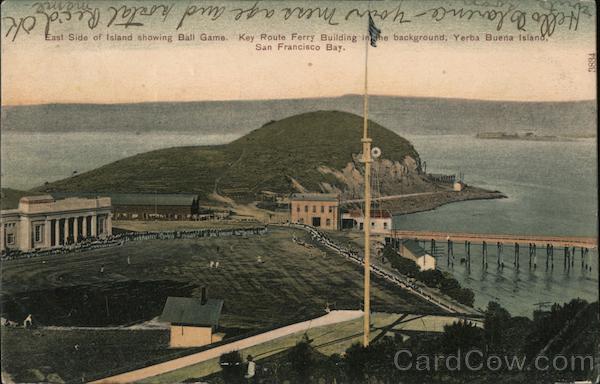 East Side of Island Showing Ball Game. San Francisco California