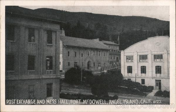 Post Exchange and Mess Hall, Fort McDowell, Angel Island San Francisco California