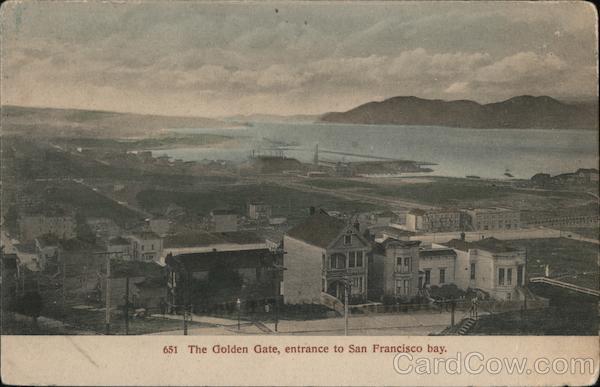 The Golden Gate, Entrance to San Francisco Bay California