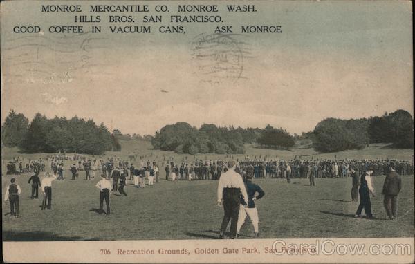 Recreation Grounds, Golden Gate Park San Francisco California