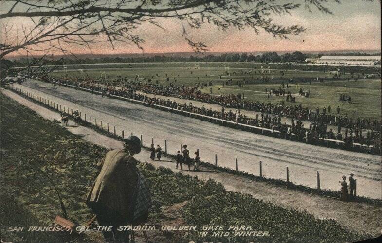 The Stadium, Golden Gate Park in Mid Winter San Francisco California