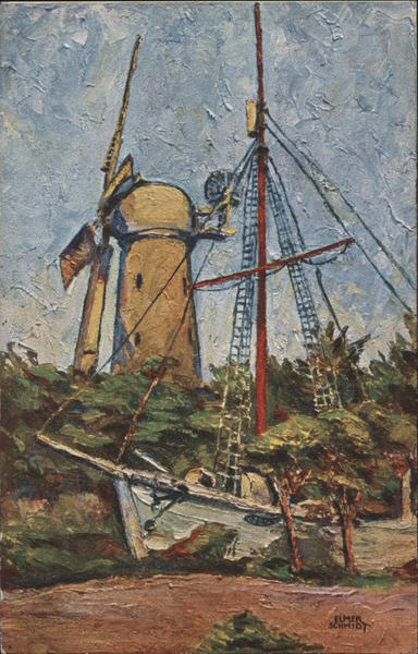 Golden Gate Park Gjoa and Windmill San Francisco California