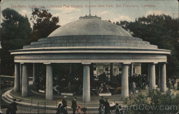 The Merry Go Round, Children's Play Ground, Golden Gate Park San Francisco California