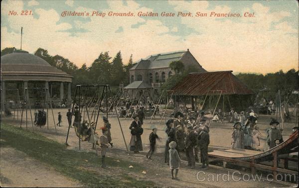 Children's Play Grounds, Golden Gate Park San Francisco California