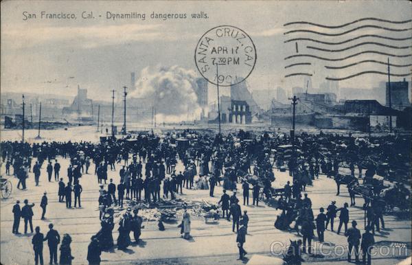 Dynamiting Dangerous Walls San Francisco California