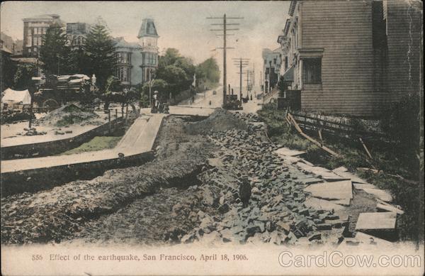 Effect of the Earthquake, San Francisco California